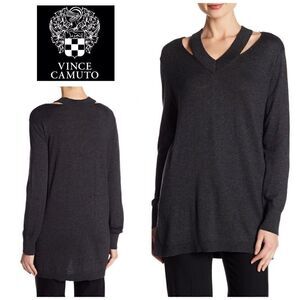 Heather gray oversized sweater. NWOT